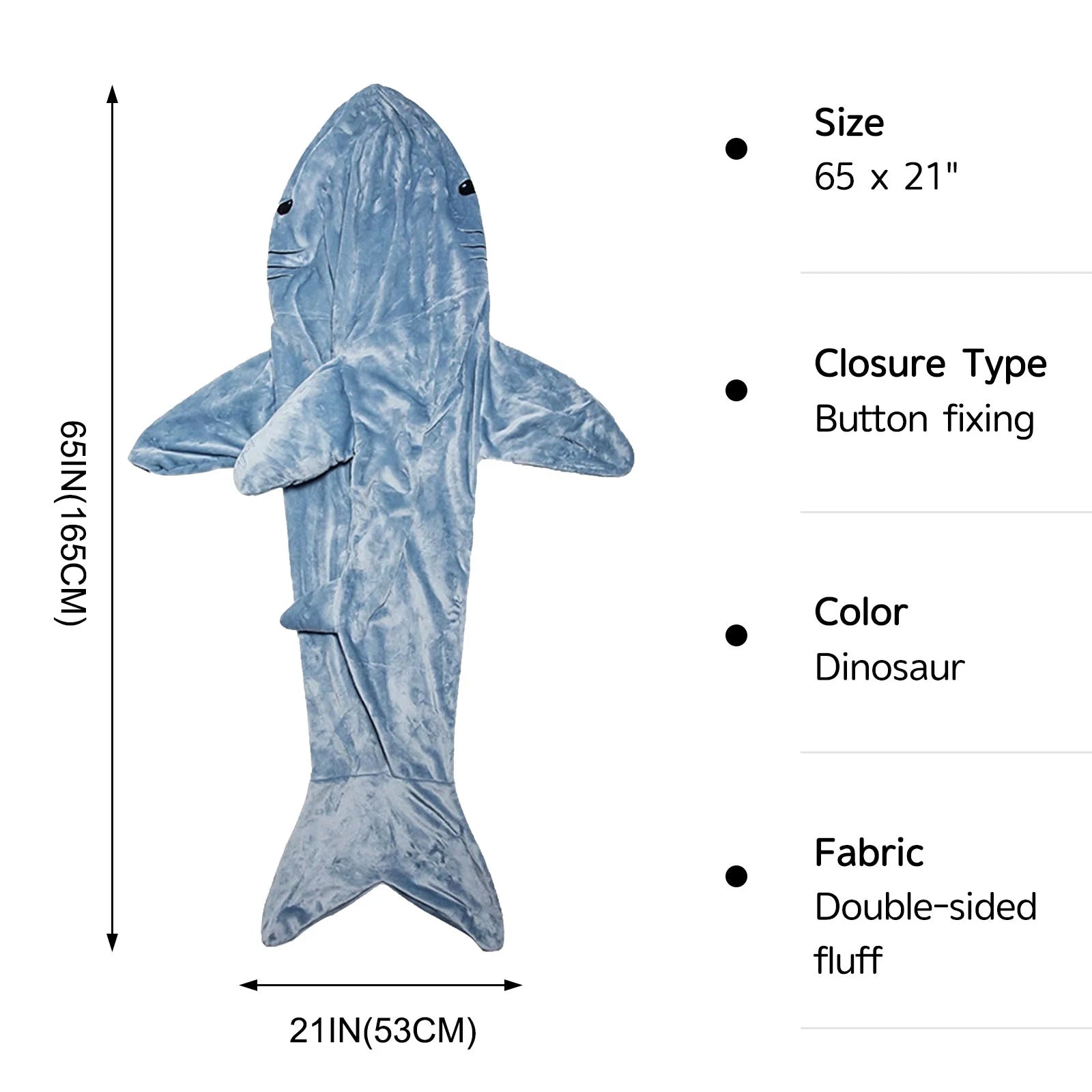 Snuggle Up in Style with Our  Shark Blanket Hoodie - Perfect for Kids & Adults! 🦈✨ Cozy Shark Onesie & Sleeping Bag Combo!